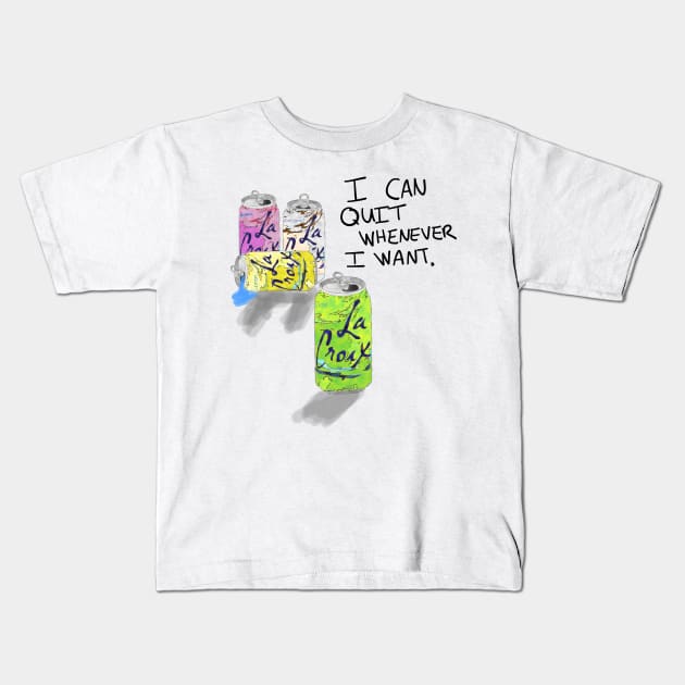 La Croix Addict Kids T-Shirt by jeremiahm08